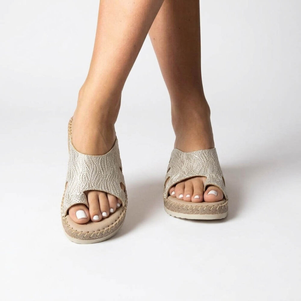 Γυναικείο Δερμάτινο Ανατομικό Σανδάλι – OVVIO ANATOMIC 1522