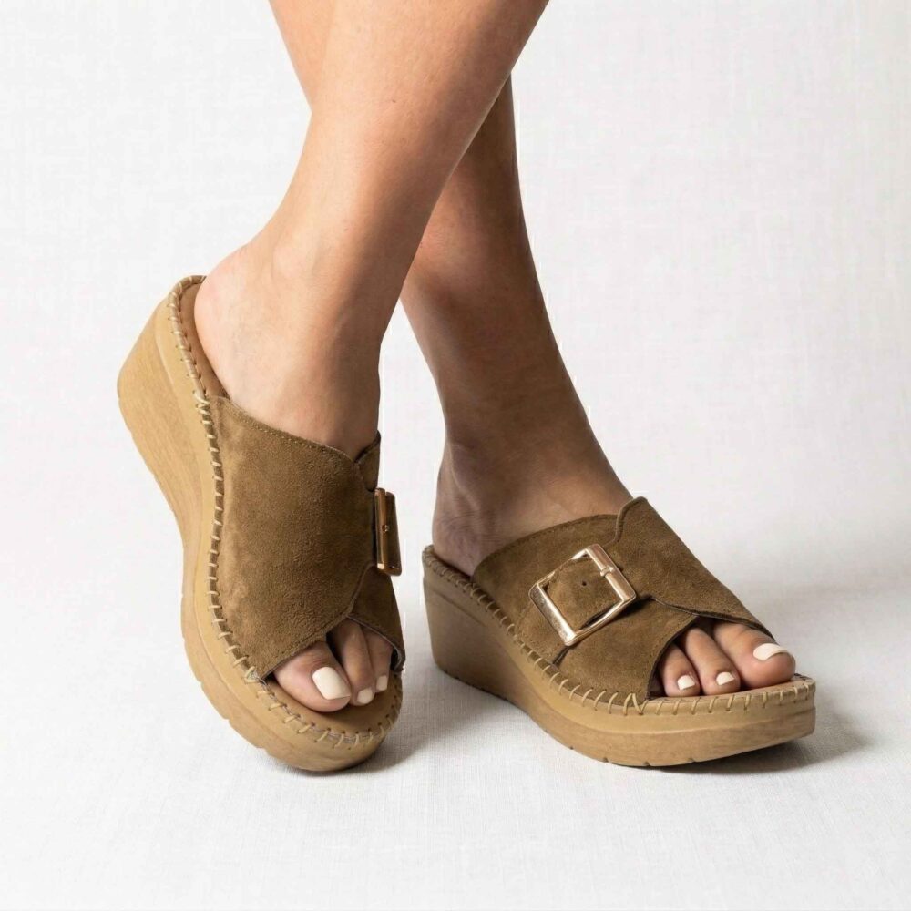 Γυναικεία Δερμάτινη Ανατομική Πλατφόρμα – OVVIO ANATOMIC 665